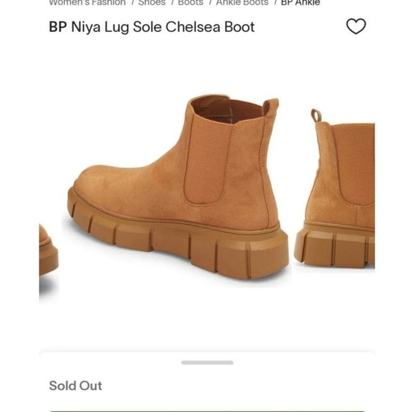 BP. NWOB Niya Lug Sole Chelsea Boot size 6 - Picture 2 of 9